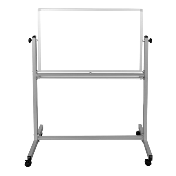 Luxor Magnetic Dry-Erase Whiteboard, 39"" x 53 1/2"", Aluminum Frame With Silver Finish -  MB3624WW