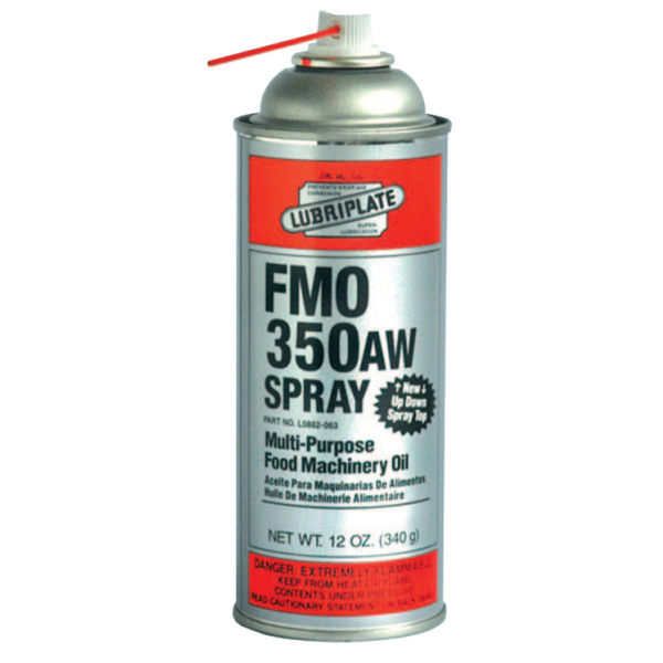 Food Machinery Oils/ Class H-1, 12 oz, Spray Can - L0882-063 - Office Supplies H-1/food grade USP mineral oil hydraulic and beari sku L0882-063