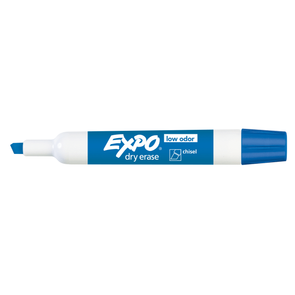 5 x himark drywipe markers blue pens 