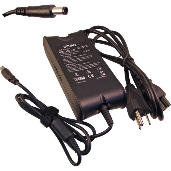 DENAQ 19.5V 4.62A 7.4mm-5.0mm AC Adapter for DELL Inspiron, Latitude, Precision, Studio, Vostro & XPS Series Laptops - 90 W - 19.5 V DC/4.62 A Output -  DQ-PA-10-7450