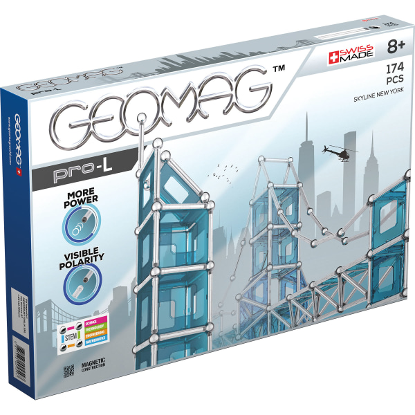 UPC 871772000273 product image for Geomag PRO L Building Set, Grades 3-12, Set Of 174 Pieces | upcitemdb.com