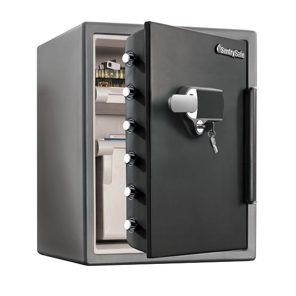 UPC 049074022990 product image for Sentry®Safe Waterproof Fire Safe, 125-Lb, 2.05 Cu Ft Capacity, Gunmetal | upcitemdb.com