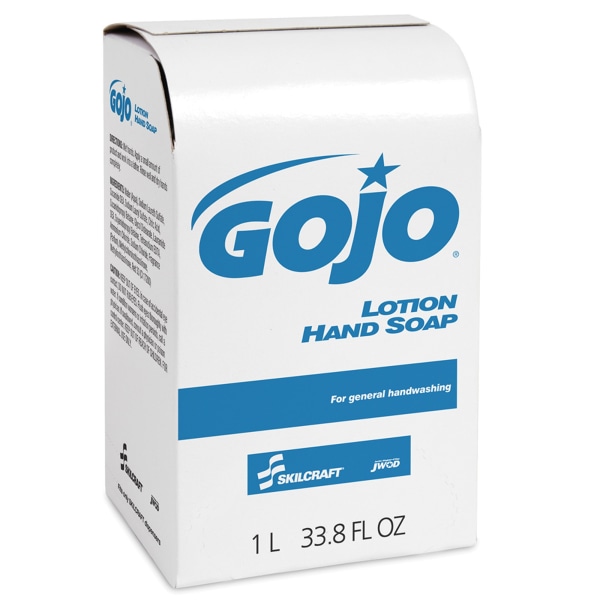 UPC 071503201737 product image for GOJO� Lotion Hand Soap, Unscented, 33.8 Oz, Box Of 8 Bottles (AbilityOne 8520-01 | upcitemdb.com