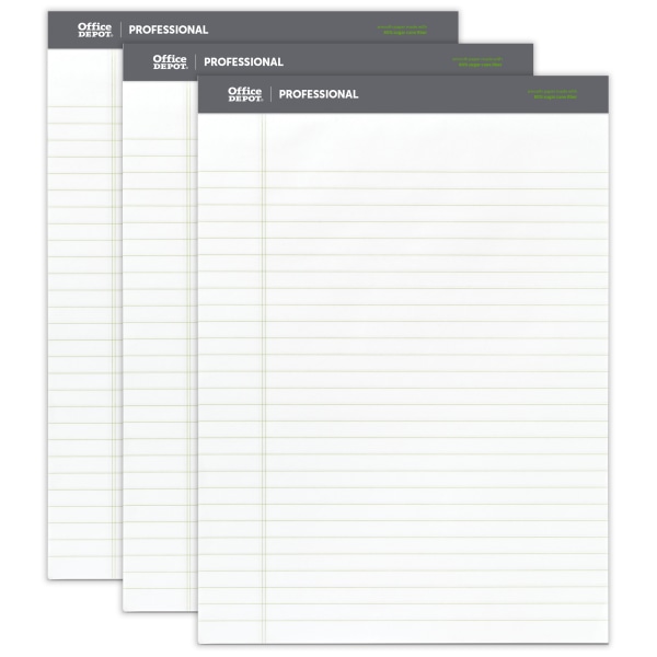 UPC 735854924645 product image for Office Depot® Brand Sugar Cane Paper Perforated Pads, 8 1/2