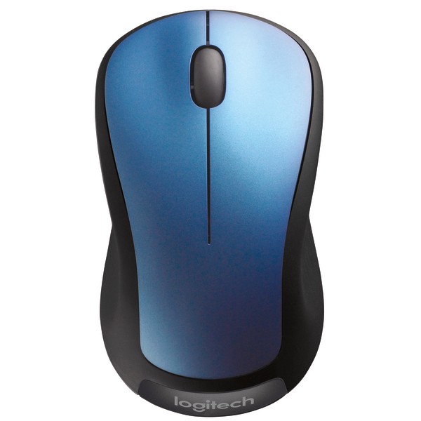 Logitech M310 Wireless Ambidextrous Optical USB Mouse, Peacock Blue (910-001917) | Quill
