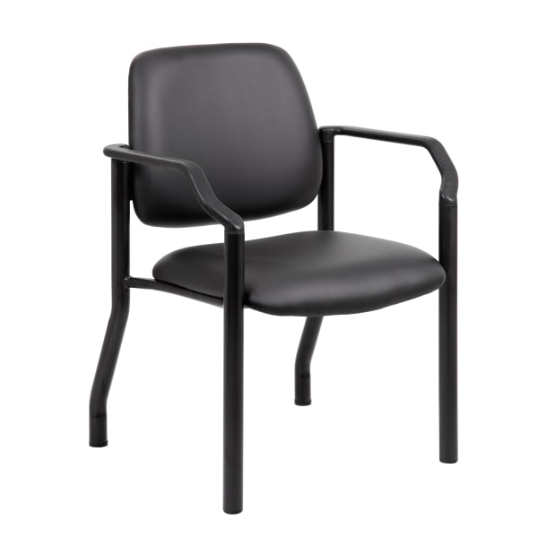 Boss Office Products Boss Guest and Reception Area Chair, Black (B9591AM-BK) | Quill