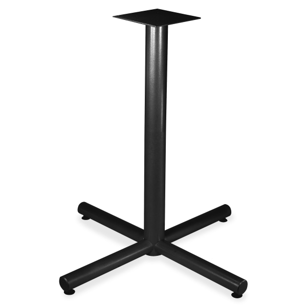 Lorell® Hospitality X-Leg Bistro Height Table Base, For 36""W Top, Black -  34419