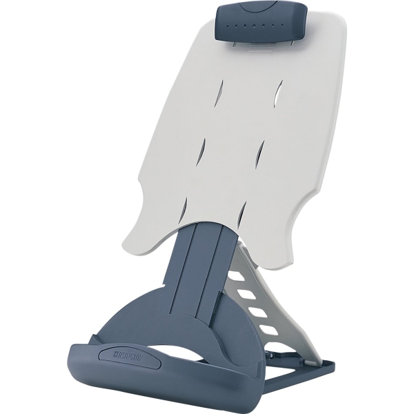 Kensington Insight Plastic Document Stand with Clip, Gray/Midnight Blue (K62058US) | Quill