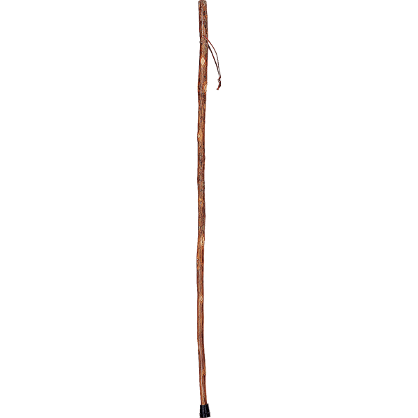Brazos Rustic Wood Walking Stick  Hickory  Traditional Style Handle  for Men & Women  58