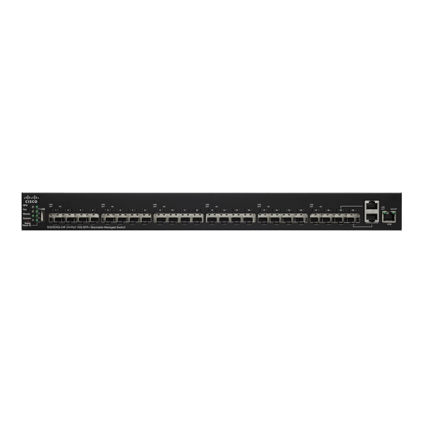 Cisco 550X Series SG550XG-24F - Switch - L3 - managed - 22 x 10 Gigabit SFP+ + 2 x combo 10GBase-T - desktop, rack-mountable