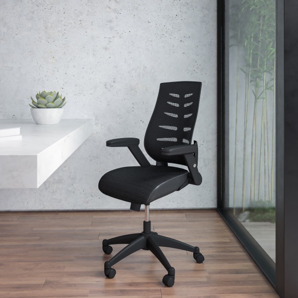 Flash Furniture Designer Ergonomic Mesh High-Back Swivel Chair, Black -  BL-ZP-809-BK-GG