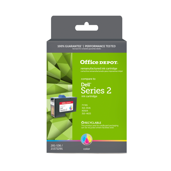 OD745 Remanufactured Tri-Color Ink Cartridge Replacement For Dell™ Series 2  - Zerbee