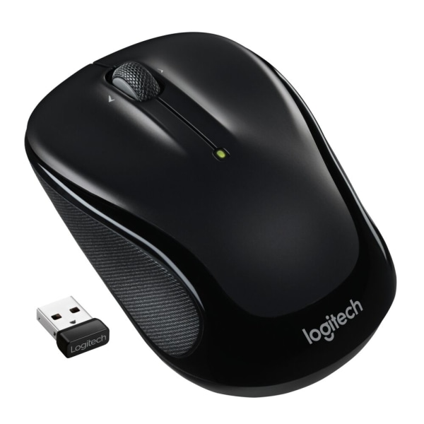 Logitech M325S Wireless Ambidextrous Optical Mouse, Black (910-006825) | Quill