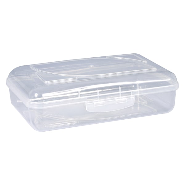 Cra-Z-Art Plastic School Box 2-3/16 H x 5-3/16 W x 8 D Clear