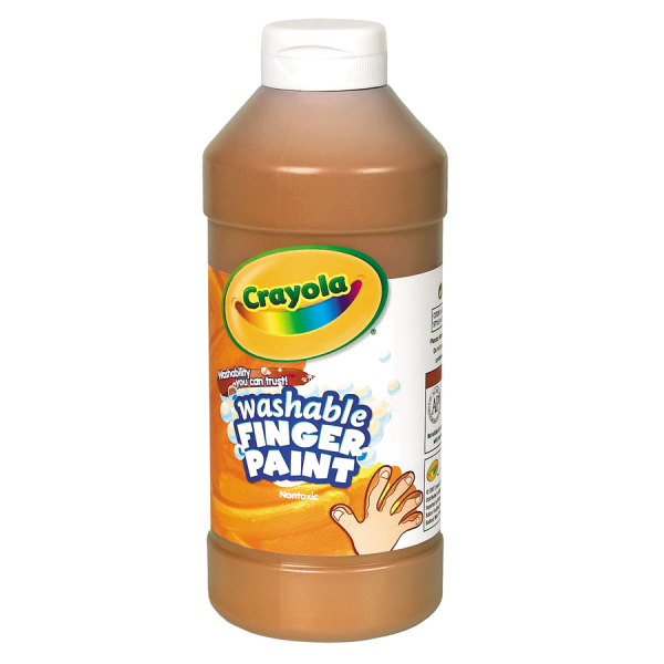 UPC 071662565077 product image for Crayola® Washable Finger Paint, 16 Oz., Brown | upcitemdb.com