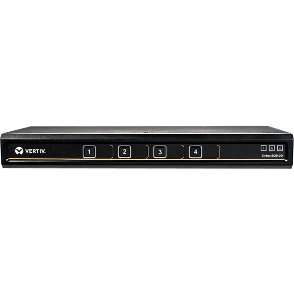 UPC 636430074900 product image for Vertiv Cybex SC800 Secure KVM   4 Port   Secure Desktop KVM Switch C840D-001 | upcitemdb.com