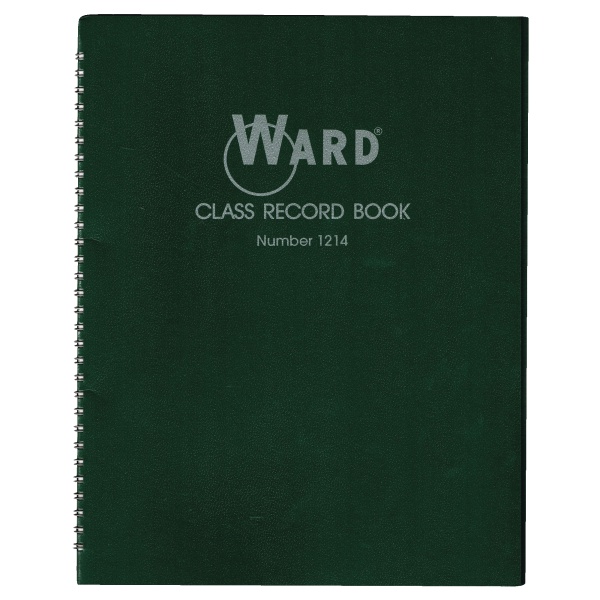 Ward 12-14 Week Class Record Books, Green, Pack Of 4
