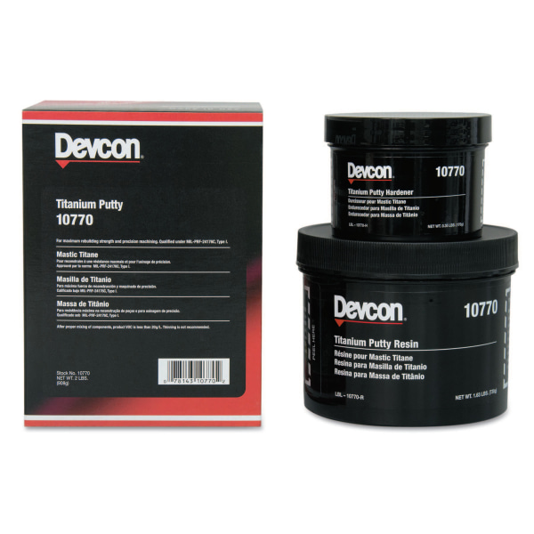 UPC 078143107702 product image for Devcon Titanium Putty, 2 lb Tub | upcitemdb.com