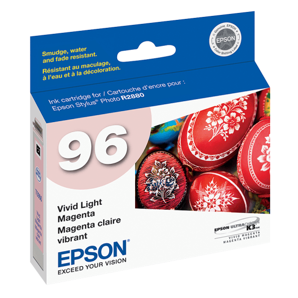 Epson 96 UltraChrome K3 Vivid Light Magenta Ink Cartridge, T096620