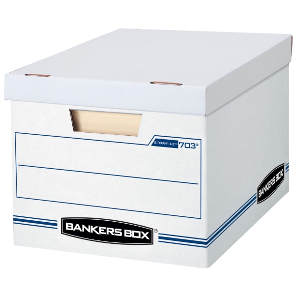 UPC 043859560684 product image for Bankers Box® Stor/File™ Standard-Duty Storage Boxes With Lift-Off Lids And Built | upcitemdb.com