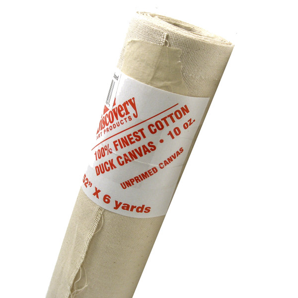 Discovery Unprimed Cotton Canvas Roll, 52" x 6 Yd.
