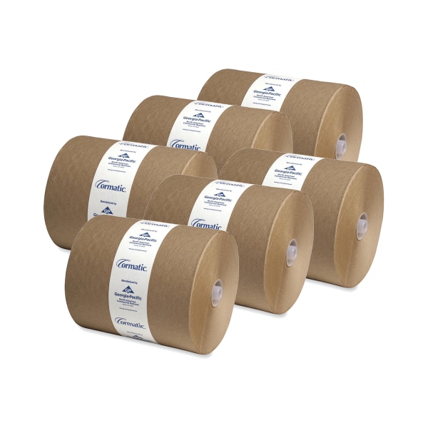 Hardwound Roll Towels 8 1/4 x 700ft  Brown  6/Carton