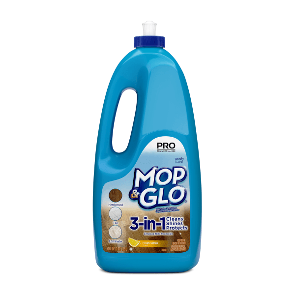 Mop & Glo Professional Multi-Surface Floor Cleaner 64oz Bottle Triple Action Shine Cleaner
