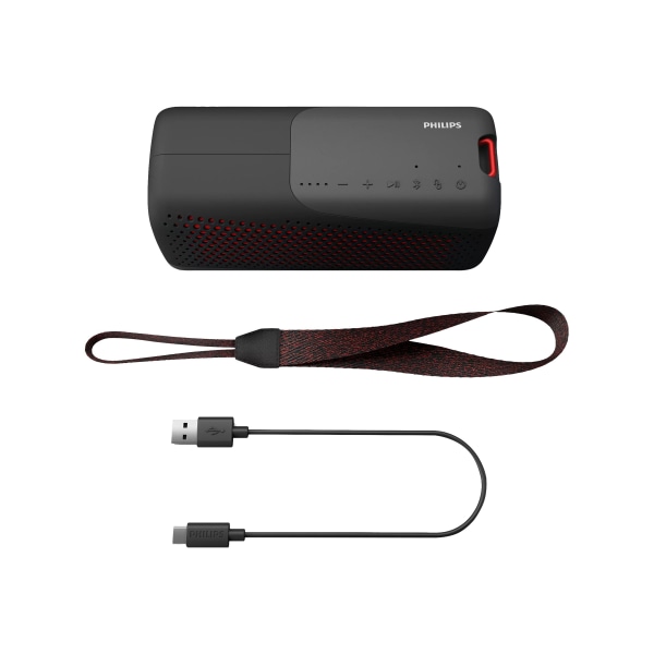 Photos - Portable Speaker Philips TAS4807B - Speaker - for portable use - wireless - Bluetooth - black TAS4807B/00 