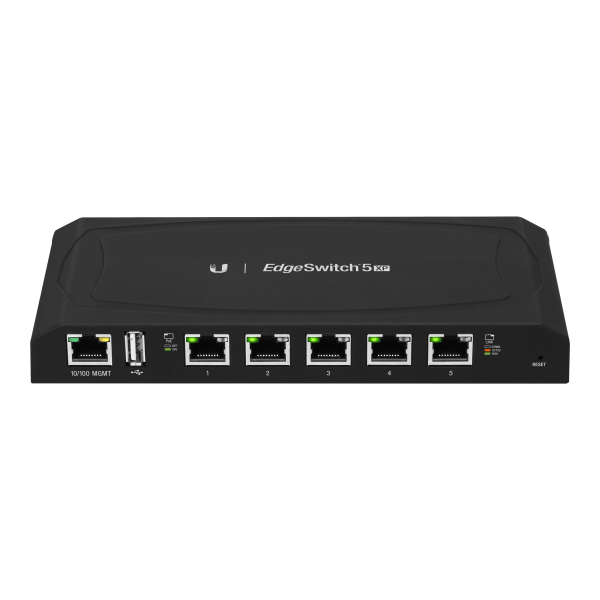 Ubiquiti EdgeSwitch ES-5XP - Switch - managed - 5 x 10/100/1000 (PoE) - wall-mountable - PoE