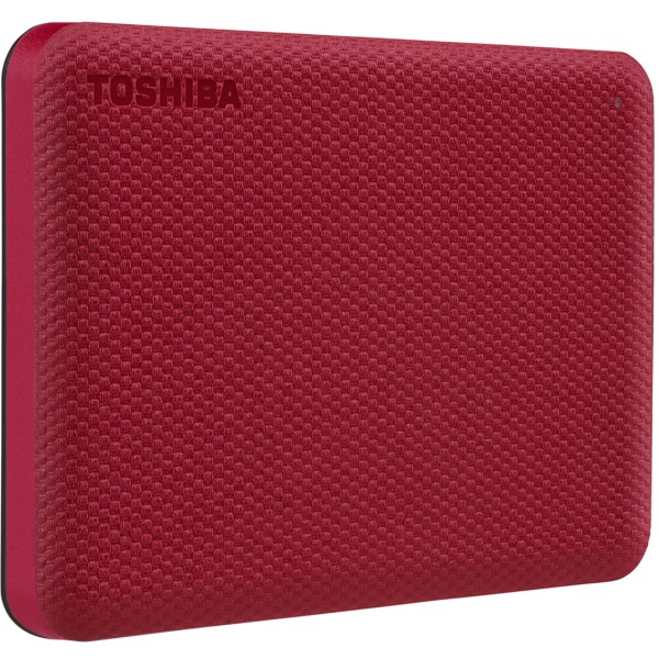 UPC 723844000738 product image for Toshiba Canvio Advance Portable External Hard Drive, 1TB, Red | upcitemdb.com