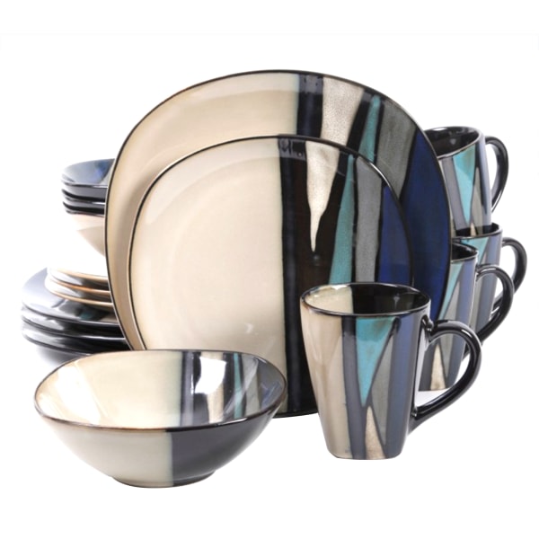 UPC 085081291646 product image for Gibson Elite Althea 16-Piece Dinnerware Set, Teal | upcitemdb.com