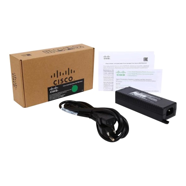 Photos - Surveillance Camera Cisco Small Business High Power Gigabit Power over Ethernet Injector - 120 V AC, 230 V AC Input - 55 V DC Output - 1 x 10/10 