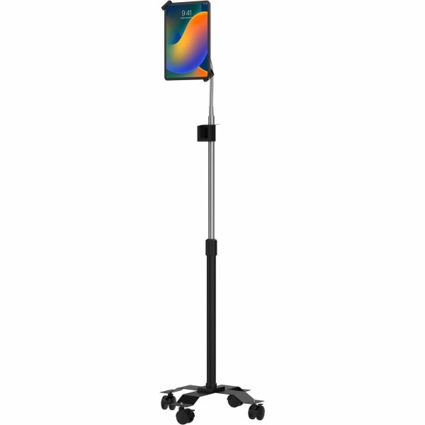CTA Compact Security Gooseneck Floor Stand for 7-13 Inch Tablets, including iPad 10.2-inch (7th/ 8th/ 9th Gen.) - Up to 13"" Screen Support - 7"" Height -  CTA Digital, PAD-SCGS