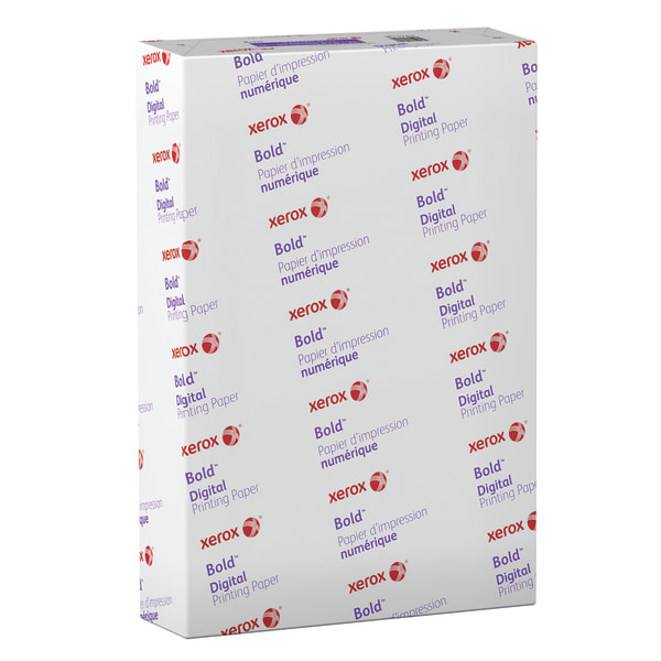 (2pack) xerox® bold digital® printing paper  tabloid extra size (18  x 12 )  100 (u.s.) brightness  28 lb text (105 gsm)  fsc® certified  ream of 500 sheets
