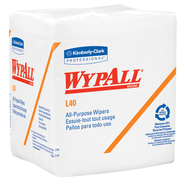 UPC 036000057010 product image for Kimberly-Clark Professional� Wipers Wypall� L40, 1/4 Fold, Pack Of 56 | upcitemdb.com