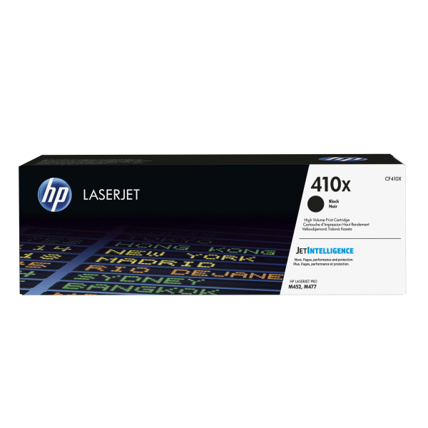 HP 410X Black High Yield Toner Cartridge, Prints Up to 6,500 Pages (CF410X) | Quill