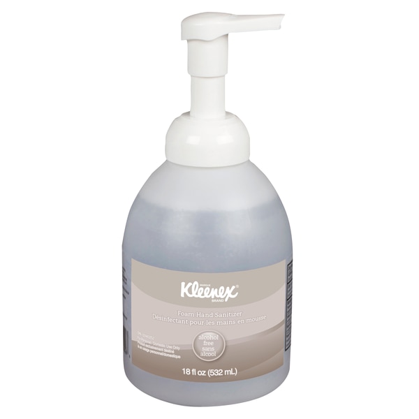Kleenex® Ultra Moisturizing Foam Hand Sanitizer, Unscented, 18 Oz -  KCC45827CT