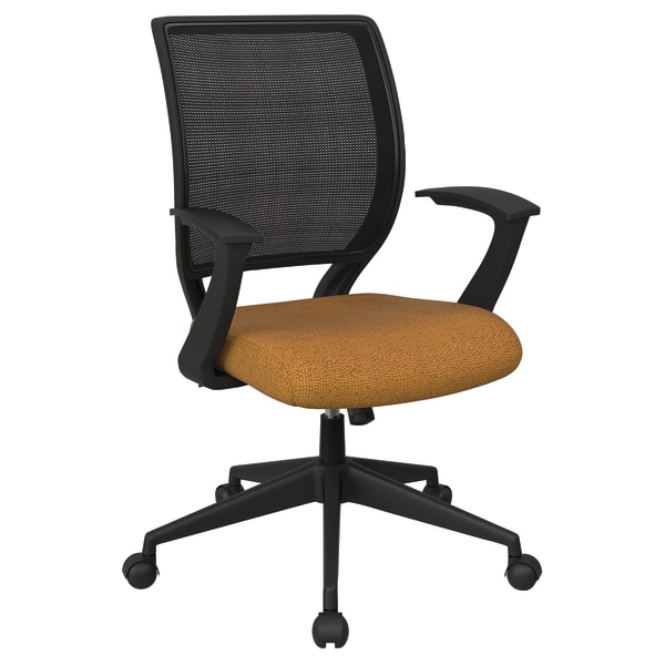 Office Star Work Smart Mesh Task Chair, Brass/Black