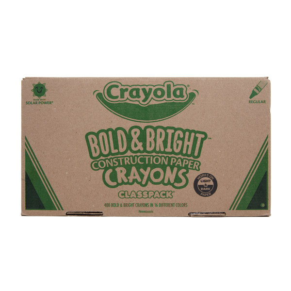 UPC 071662116170 product image for Crayola® Construction Paper Crayons, Assorted Colors, Box Of 400 | upcitemdb.com