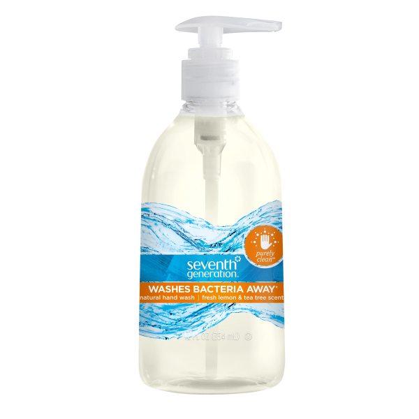 Seventh Generation Natural Hand Wash, Purely Clean, Fresh Lemon & Tea -  22924