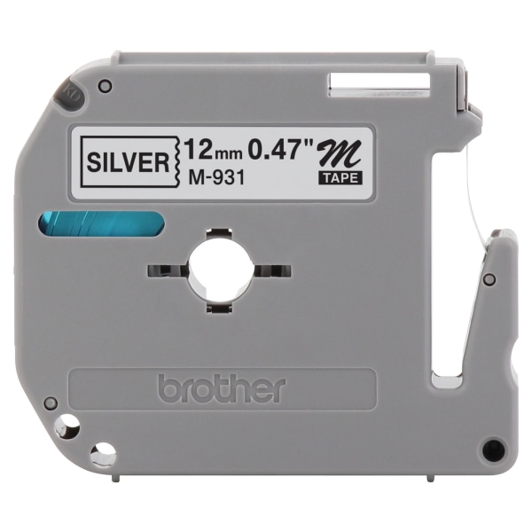 UPC 012502053170 product image for Brother® M-931 Black-On-Silver Tape, 0.5
