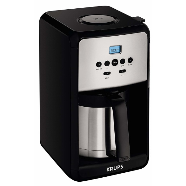 Krups ET351050 Savoy Thermal 12Cup Coffee Maker BlackSilver