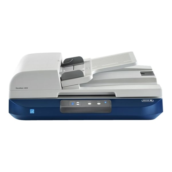 Xerox DocuMate 4830 Flatbed Scanner 600 dpi Optical 24bit Color 8bit Grayscale 50 ppm Mono 30 ppm Color Duplex Scanning USB Xerox DocuMate 4830 Flatbed Scanner 600 dpi Optical 24bit Color 8bit Grayscale 50 ppm Mono 30 ppm Color Duplex Scanning USB