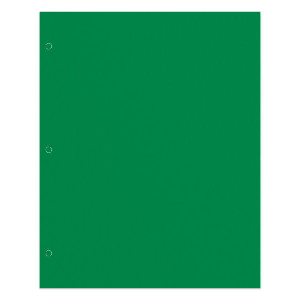 Office Depot® Brand 2Pocket Paper Folder, Letter Size, Green Zerbee