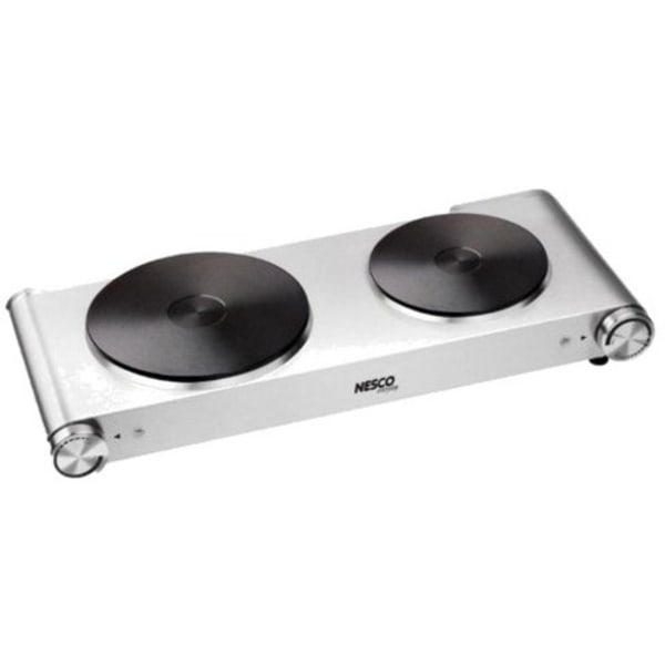 Nesco� Double-Burner Stove, Stainless Steel