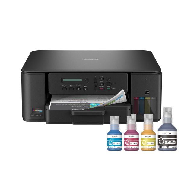 Brother INKvestment Tank MFC-T580DW Wireless Color Inkjet, All-In-One Print/Scan/Copy, up to 3 Years of Ink In-Box(1), Best for home/home office