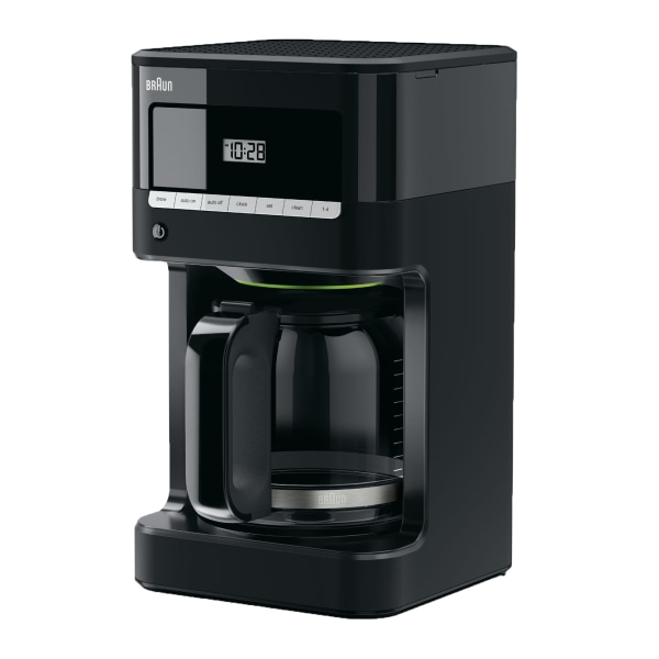 Braun BrewSense 12-Cup Drip Coffee Maker with Brew Strength Selector and Glass Carafe -  KF7000BK
