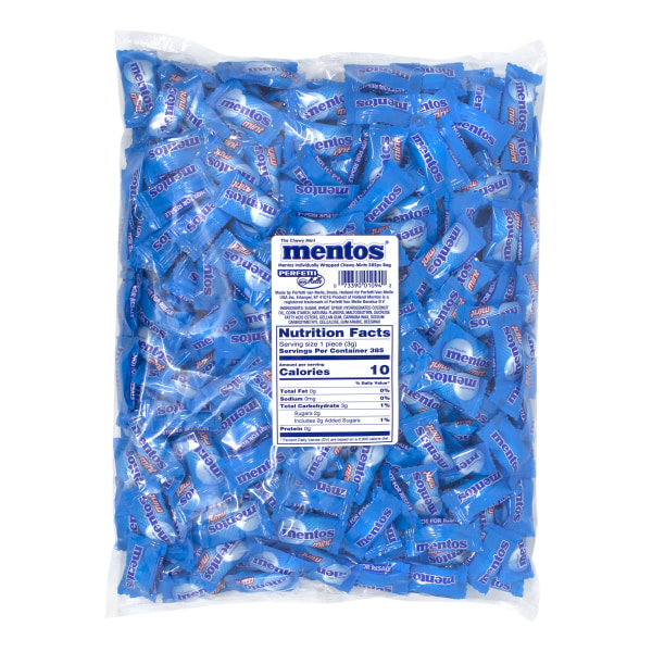 UPC 073390010942 product image for Mentos Chewy Mint Candy, Bag Of 385 Candies | upcitemdb.com