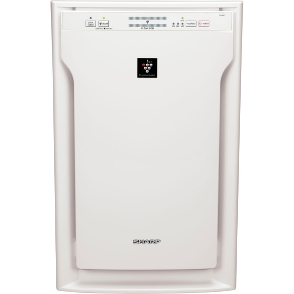 True HEPA Air Purifier with Plasmacluster Ion Technology for Extra-Large Rooms () - Plasmacluster - 454 Sq. ft. - 2378.8 gal/min - White - Sharp FPA80UW
