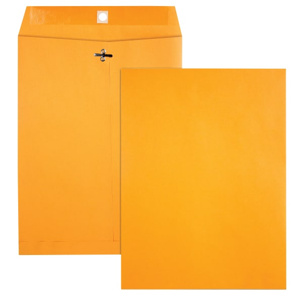 Office Depot® Brand Clasp Envelopes  10  x 13   Brown  Box Of 100
